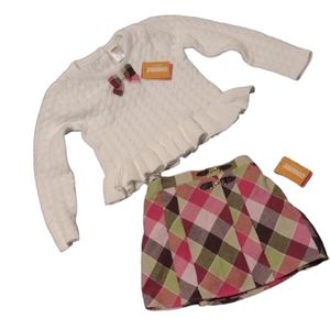 *NWT* Gymboree Pony Club Sweater and Skort Set